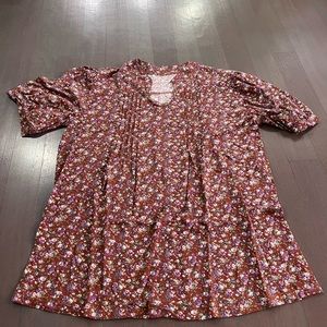 Women's V-neck blouses. Size XL, but fits like L